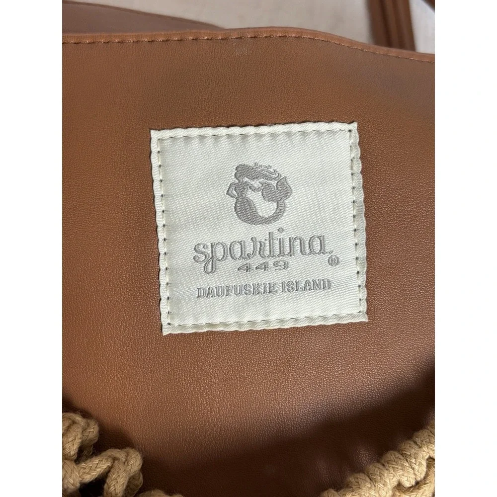 Spartina 449 Mesh Macramé Tote Bag, Beach Bag, Preowned